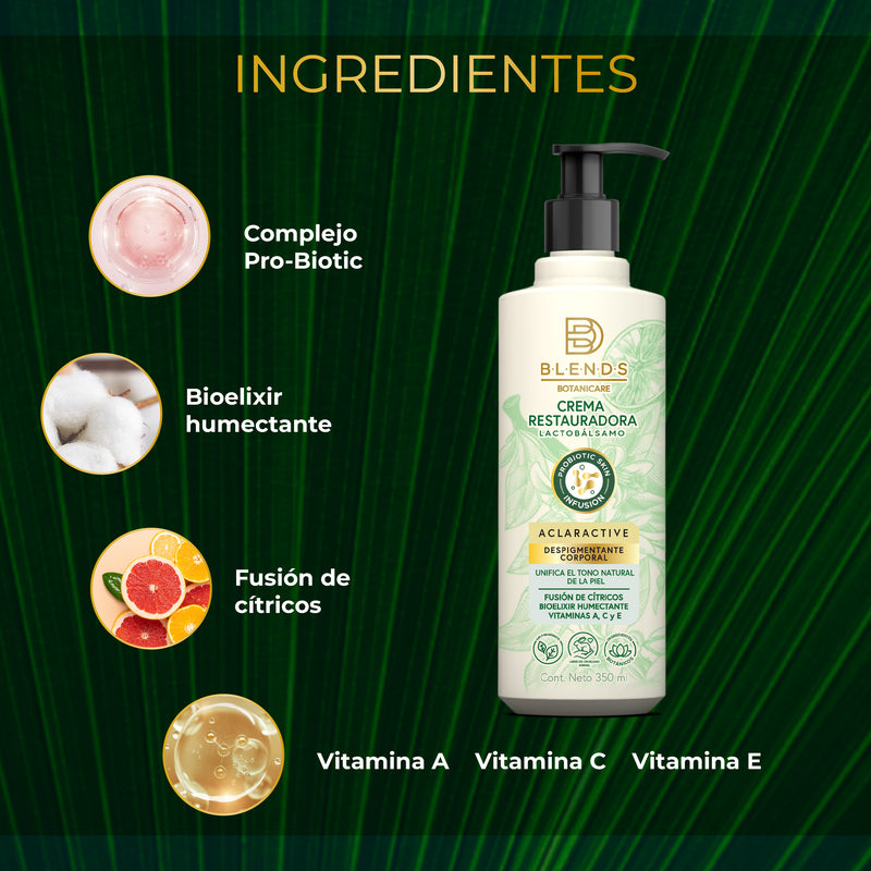 CREMA RESTAURADORA CORPORAL LACTOBÁLSAMO ACLARACTIVE