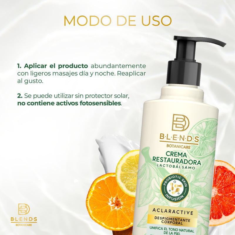 CREMA RESTAURADORA CORPORAL LACTOBÁLSAMO ACLARACTIVE