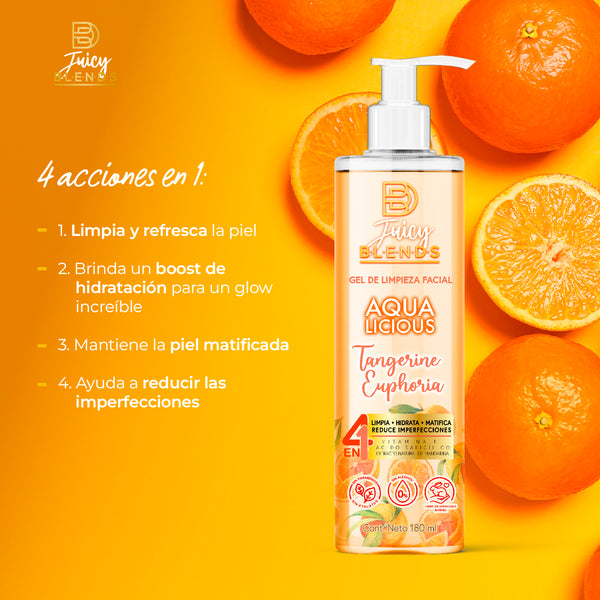 GEL DE LIMPIEZA FACIAL AQUALICIOUS TANGERINE EUPHORIA