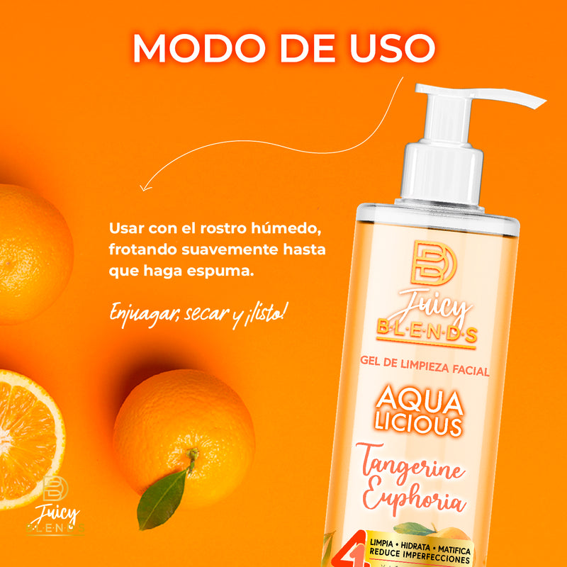 GEL DE LIMPIEZA FACIAL AQUALICIOUS TANGERINE EUPHORIA