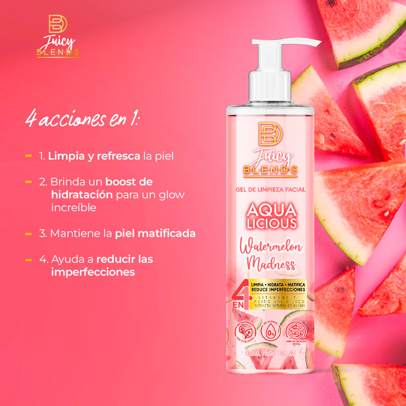 GEL DE LIMPIEZA FACIAL AQUALICIOUS WATERMELON MADNESS