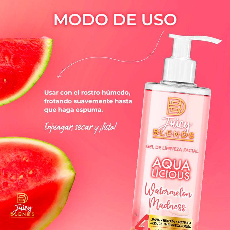 GEL DE LIMPIEZA FACIAL AQUALICIOUS WATERMELON MADNESS