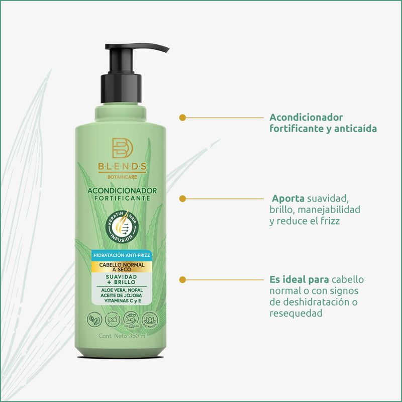 ACONDICIONADOR FORTIFICANTE HIDRATACIÓN ANTI-FRIZZ