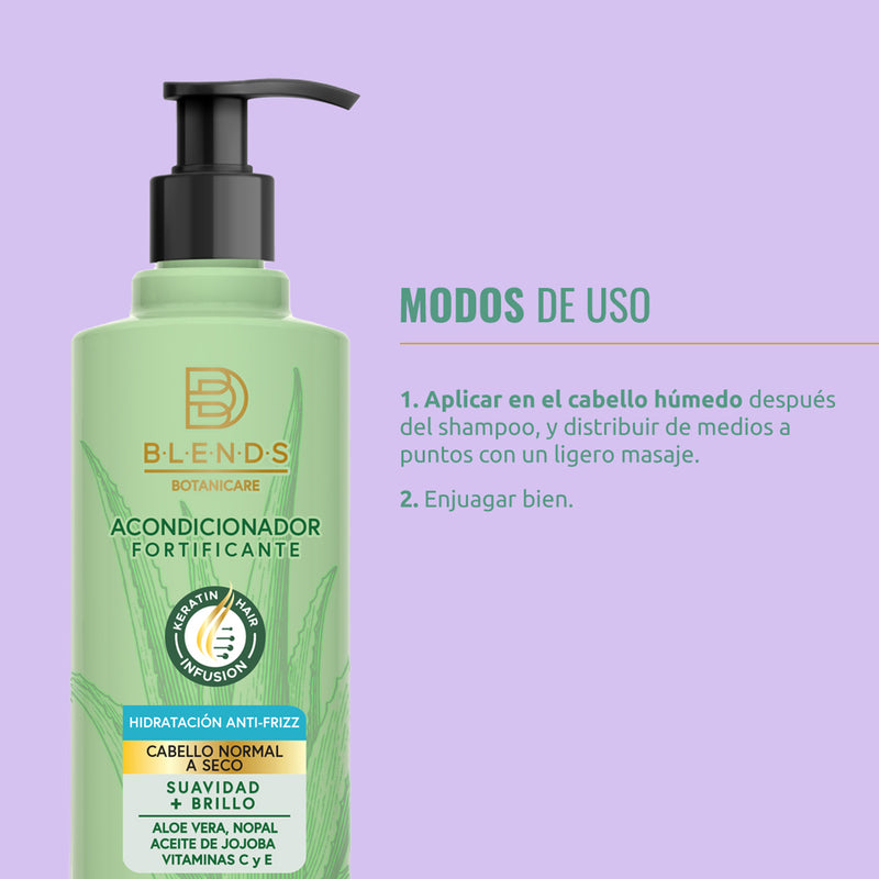 ACONDICIONADOR FORTIFICANTE HIDRATACIÓN ANTI-FRIZZ